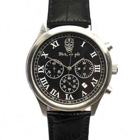 Black and Gold Black & Gold San Cristóbal horloge Gris Grey and Black