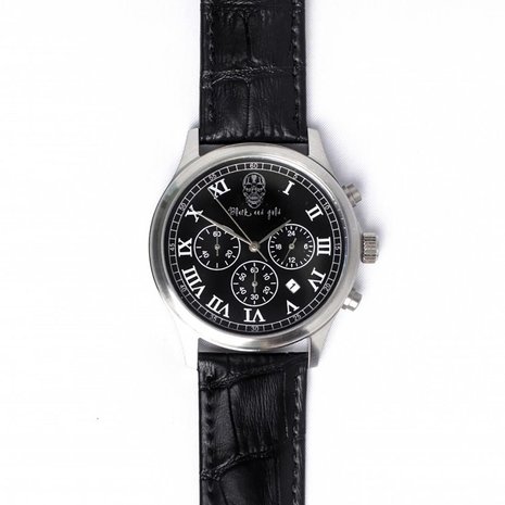 Black and Gold Black & Gold San Cristóbal horloge Gris Grey and Black