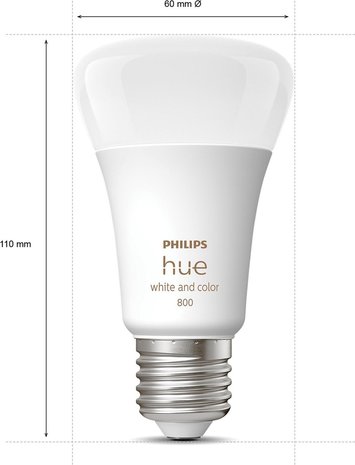 Philips Philips Hue Slimme Lichtbron E27 Duopack - White Ambiance - 8,5W - Bluetooth - 2 Stuks Philips Philips Hue Slimme Lichtbron E27 Duopack - White Ambiance - 8,5W - Bluetooth - 2 Stuks