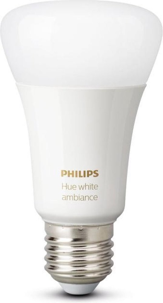 Philips Philips Hue Slimme Lichtbron E27 Duopack - White Ambiance - 8,5W - Bluetooth - 2 Stuks Philips Philips Hue Slimme Lichtbron E27 Duopack - White Ambiance - 8,5W - Bluetooth - 2 Stuks
