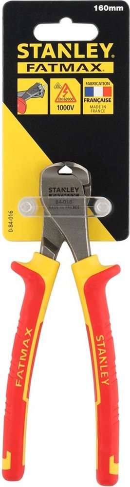 Stanley STANLEY - VDE 1000 V Kopkniptang - 160mm Stanley STANLEY - VDE 1000 V Kopkniptang - 160mm