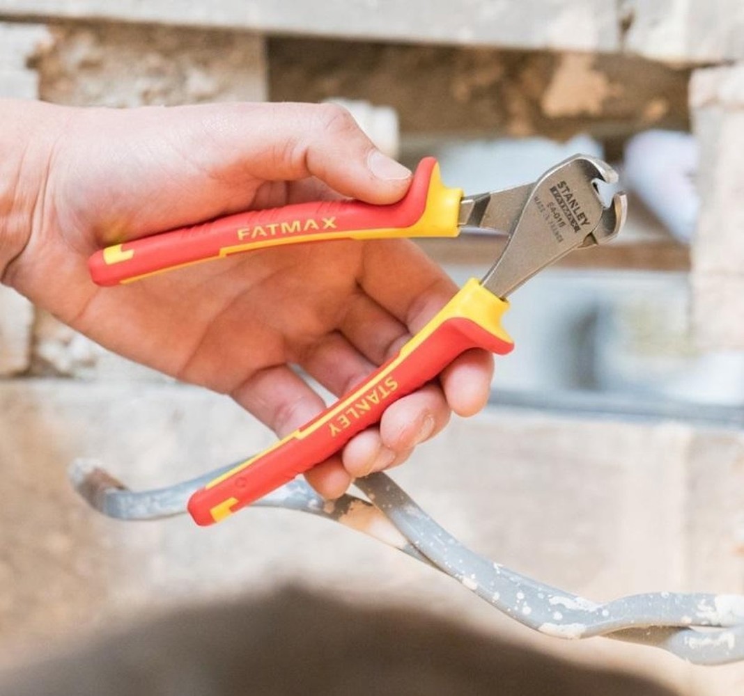 Stanley STANLEY - VDE 1000 V Kopkniptang - 160mm Stanley STANLEY - VDE 1000 V Kopkniptang - 160mm