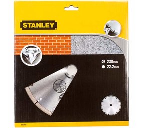 Stanley Stanley STA38142-XJ diamantzaagblad 23 cm Diamantzaagblad met gesegmenteerde rand Stanley Stanley STA38142-XJ diamantzaagblad 23 cm Diamantzaagblad met gesegmenteerde rand