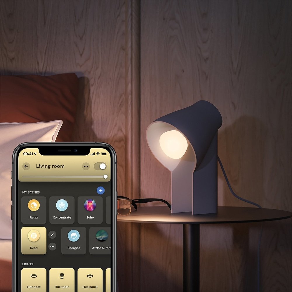 Philips Philips Hue standaardlamp E27 Lichtbron - white Ambiance - 1-pack - 1100lm - Bluetooth Philips Philips Hue standaardlamp E27 Lichtbron - white Ambiance - 1-pack - 1100lm - Bluetooth