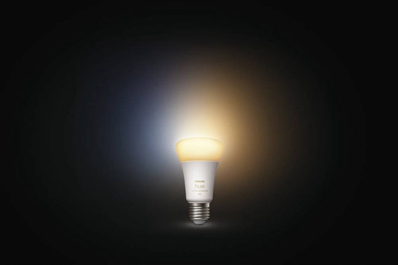 Philips Philips Hue standaardlamp E27 Lichtbron - white Ambiance - 1-pack - 1100lm - Bluetooth Philips Philips Hue standaardlamp E27 Lichtbron - white Ambiance - 1-pack - 1100lm - Bluetooth