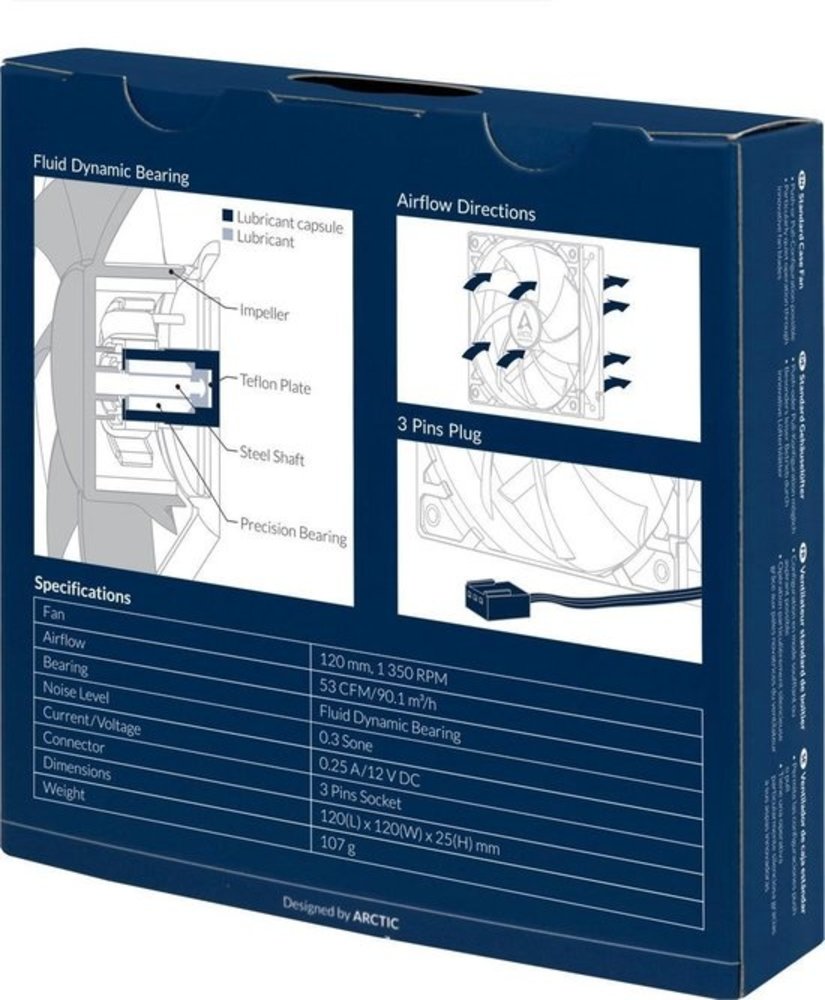 Arctic koeler Arctic F12 - 120mm Arctic koeler Arctic F12 - 120mm