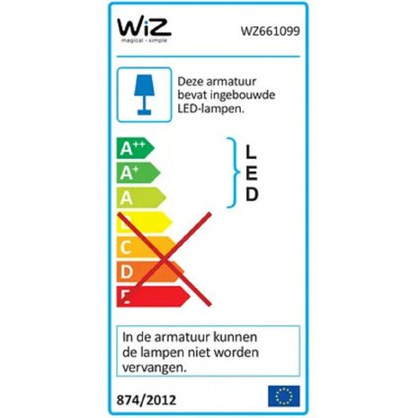 WiZ WiZ colors hanglamp ELIXIR - 1055lm - met afstandsbediening WiZmote - chroom WiZ WiZ colors hanglamp ELIXIR - 1055lm - met afstandsbediening WiZmote - chroom