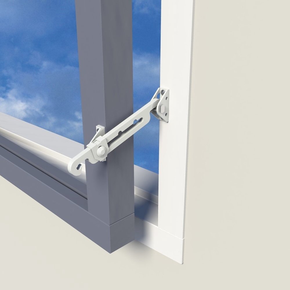 SecuMax SecuMax Raamuitzetter - Voor naar binnen draaiende ramen - Wit SecuMax SecuMax Raamuitzetter - Voor naar binnen draaiende ramen - Wit