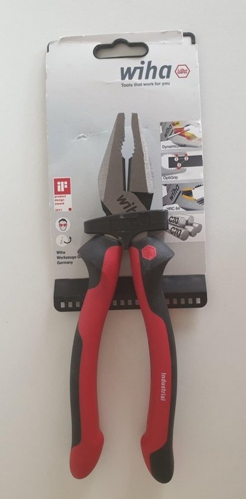 Wiha Wiha WH-3Wiha Krachtcombinatietang Industrial met DynamicJoint® en OptiGrip met extra lang snijvlak 225 mm (WH34567) Wiha Wiha WH-3Wiha Krachtcombinatietang Industrial met DynamicJoint® en OptiGrip met extra lang snijvlak 225 mm (WH34567)