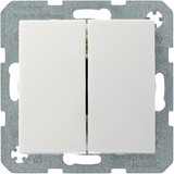 Berker Berker S1 - Dubbele wisselschakelaar inbouw (wit) Berker Berker S1 - Dubbele wisselschakelaar inbouw (wit)