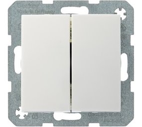 Berker Berker S1 - Dubbele wisselschakelaar inbouw (wit) Berker Berker S1 - Dubbele wisselschakelaar inbouw (wit)