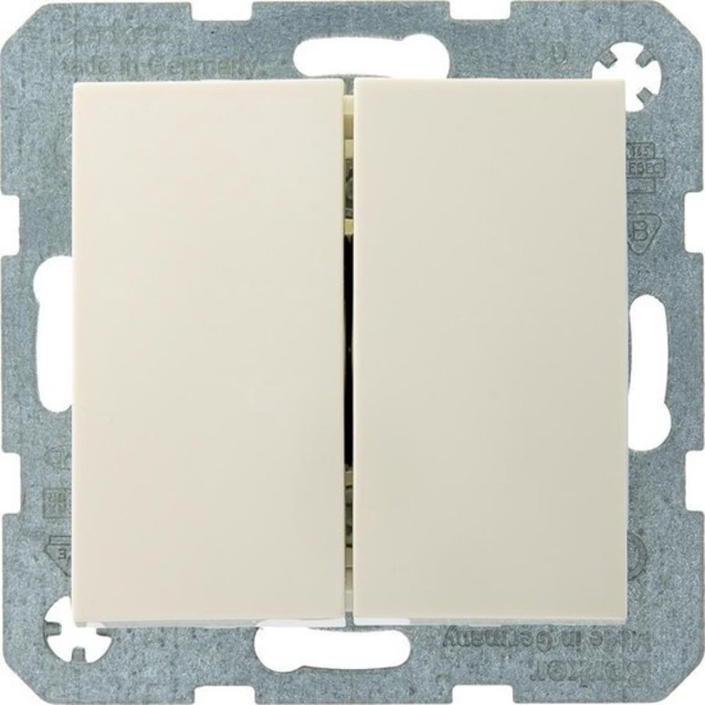 Berker Berker Inbouw Wissel-wissel Schakelaar S.1 Crème Berker Berker Inbouw Wissel-wissel Schakelaar S.1 Crème