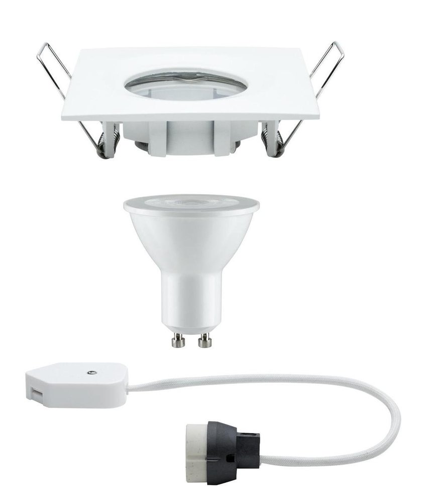 Paulmann Paulmann 936.28 verlichting spot Wit Recessed lighting spot Geschikt voor gebruik binnen GU10 7 W A+ Paulmann Paulmann 936.28 verlichting spot Wit Recessed lighting spot Geschikt voor gebruik binnen GU10 7 W A+
