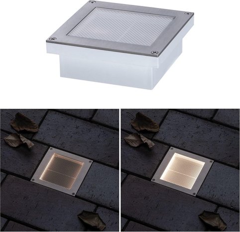 Paulmann Paulmann 942.38 vloerverlichting Roestvrijstaal, Wit 0,7 W LED