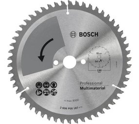 Bosch Bosch cirkelzaagblad Professional 190x2x20mm/16 54t Bosch Bosch cirkelzaagblad Professional 190x2x20mm/16 54t