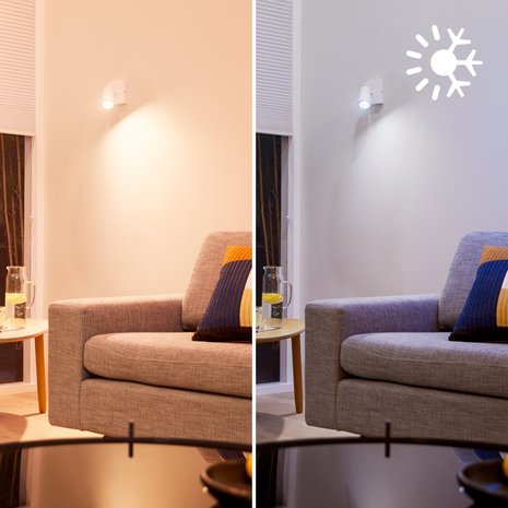 Philips Philips Smart LED GU10 5W 400lm 2700K-6500K Spot Philips Philips Smart LED GU10 5W 400lm 2700K-6500K Spot