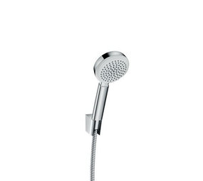 Hansgrohe Hansgrohe badset MyClub Eco 100mm 1 straal chroom/wit Hansgrohe Hansgrohe badset MyClub Eco 100mm 1 straal chroom/wit