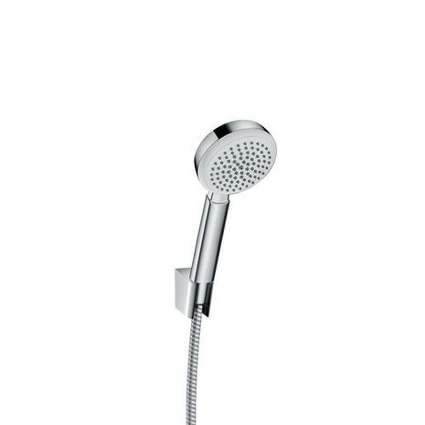 Hansgrohe Hansgrohe badset MyClub Eco 100mm 1 straal chroom/wit Hansgrohe Hansgrohe badset MyClub Eco 100mm 1 straal chroom/wit