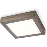 Home Sweet Home Home sweet home LED plafondlamp Ska 22,5 vierkant - burned metal Home Sweet Home Home sweet home LED plafondlamp Ska 22,5 vierkant - burned metal