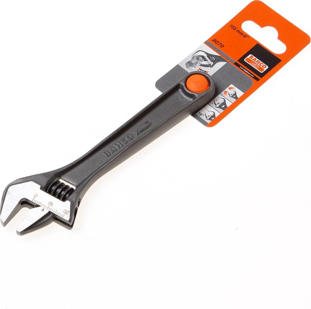 Bahco Bahco 8070 80-serie Verstelbare moersleutel - 19mm - 155mm Bahco Bahco 8070 80-serie Verstelbare moersleutel - 19mm - 155mm