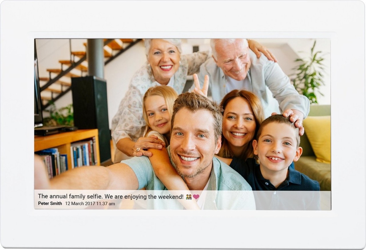 Denver Denver PFF-1010 - Digitale Fotolijst - Fotokader - 10.1 inch - IPS touchscreen - met Frameo software en Wi-Fi - Wit Denver Denver PFF-1010 - Digitale Fotolijst - Fotokader - 10.1 inch - IPS touchscreen - met Frameo software en Wi-Fi - Wit