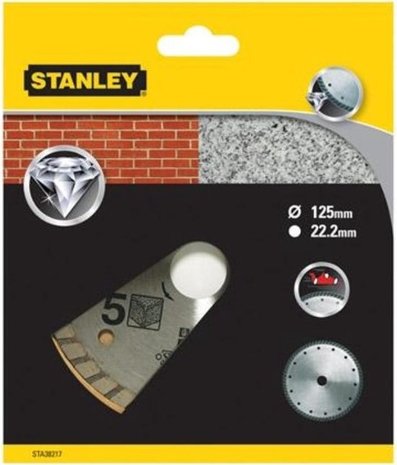 Stanley Stanley - Diamantblad Turbo - 125mm Stanley Stanley - Diamantblad Turbo - 125mm