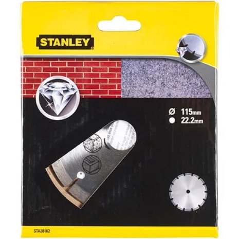 Stanley Stanley - Diamantblad Zaagblad - 115mm - Gesegmenteerde Rand Stanley Stanley - Diamantblad Zaagblad - 115mm - Gesegmenteerde Rand