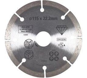 Stanley Stanley - Diamantblad Zaagblad - 115mm - Gesegmenteerde Rand Stanley Stanley - Diamantblad Zaagblad - 115mm - Gesegmenteerde Rand
