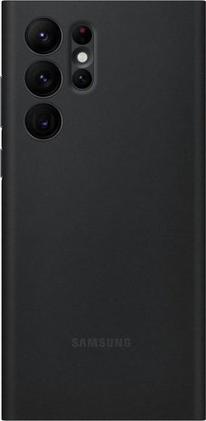 Samsung Samsung - Smart Clear View Hoesje - Samsung Galaxy S22 Ultra - Zwart Samsung Samsung - Smart Clear View Hoesje - Samsung Galaxy S22 Ultra - Zwart