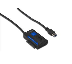 Digitus Digitus - USB 3.0/3.2 SATA III Harde schijf Adapterkabel - Zwart Digitus Digitus - USB 3.0/3.2 SATA III Harde schijf Adapterkabel - Zwart