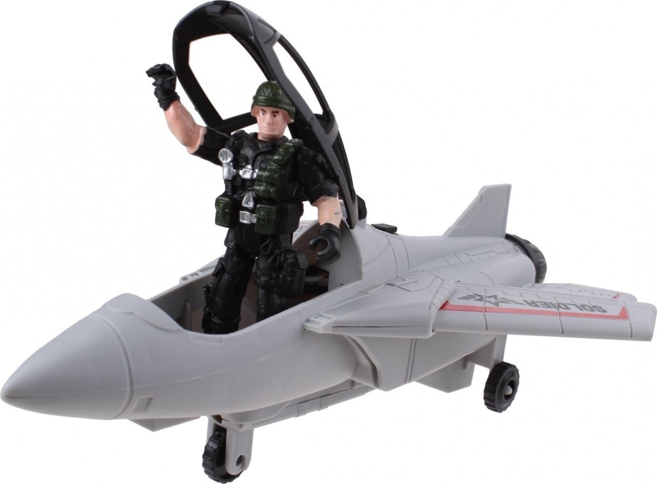 Johntoy Johntoy - Speelset Combat Duo Set - Pantservoertuig & Vliegtuig