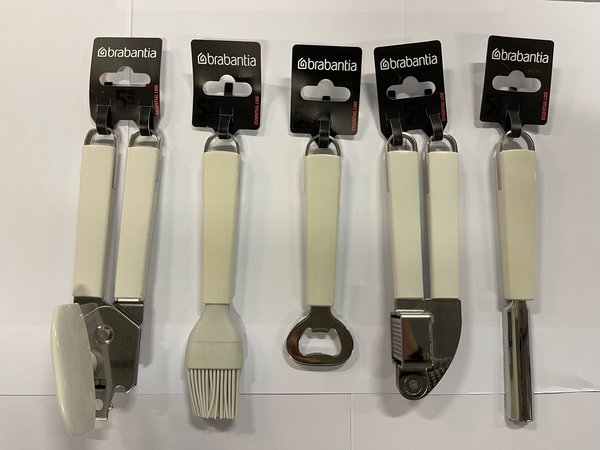 Brabantia Brabantia - Essentials Keukenaccessoires Set - 5 delig - Wit Brabantia Brabantia - Essentials Keukenaccessoires Set - 5 delig - Wit