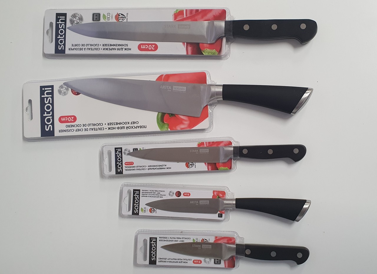 Satoshi Satoshi - Messenset 5-Delig - Soft Touch - Roestvrij Staal