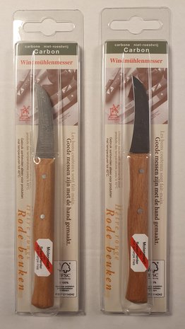 robert herder  Robert Herder Aardappelschilmes -2 stuks - carbon - Roodbeuken - 6 cm robert herder  Robert Herder Aardappelschilmes -2 stuks - carbon - Roodbeuken - 6 cm