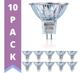 Philips Philips - Halogeenspot - 20W GU5,3 - Warm Wit - 10 stuks Philips Philips - Halogeenspot - 20W GU5,3 - Warm Wit - 10 stuks