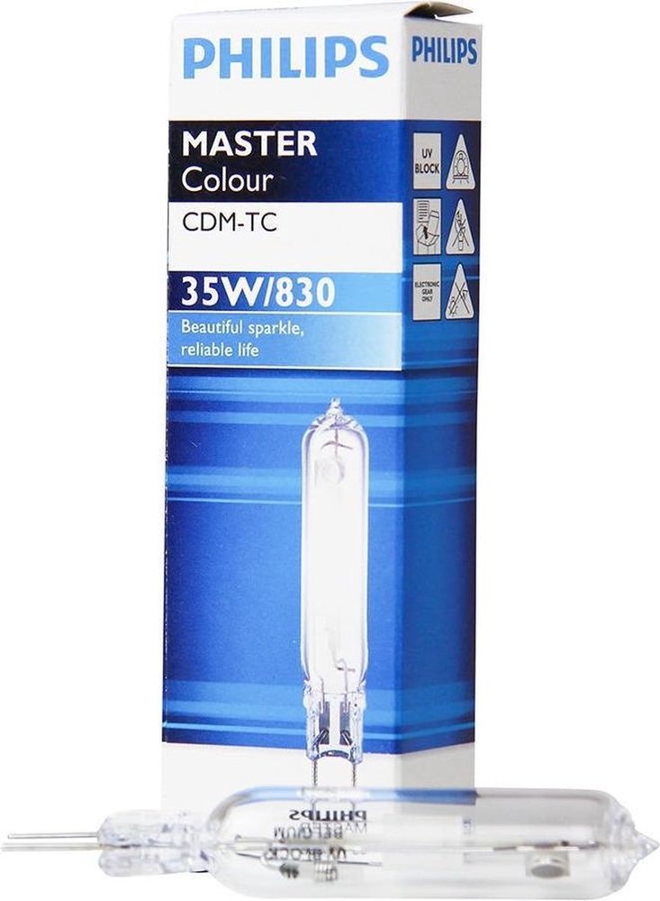 Philips Voordeelpak 12x - Philips MASTERColour CDM-Tm 35W 830 GU8.5 - Warm Wit - Gasontladingslamp - Copy Philips Voordeelpak 12x - Philips MASTERColour CDM-Tm 35W 830 GU8.5 - Warm Wit - Gasontladingslamp - Copy