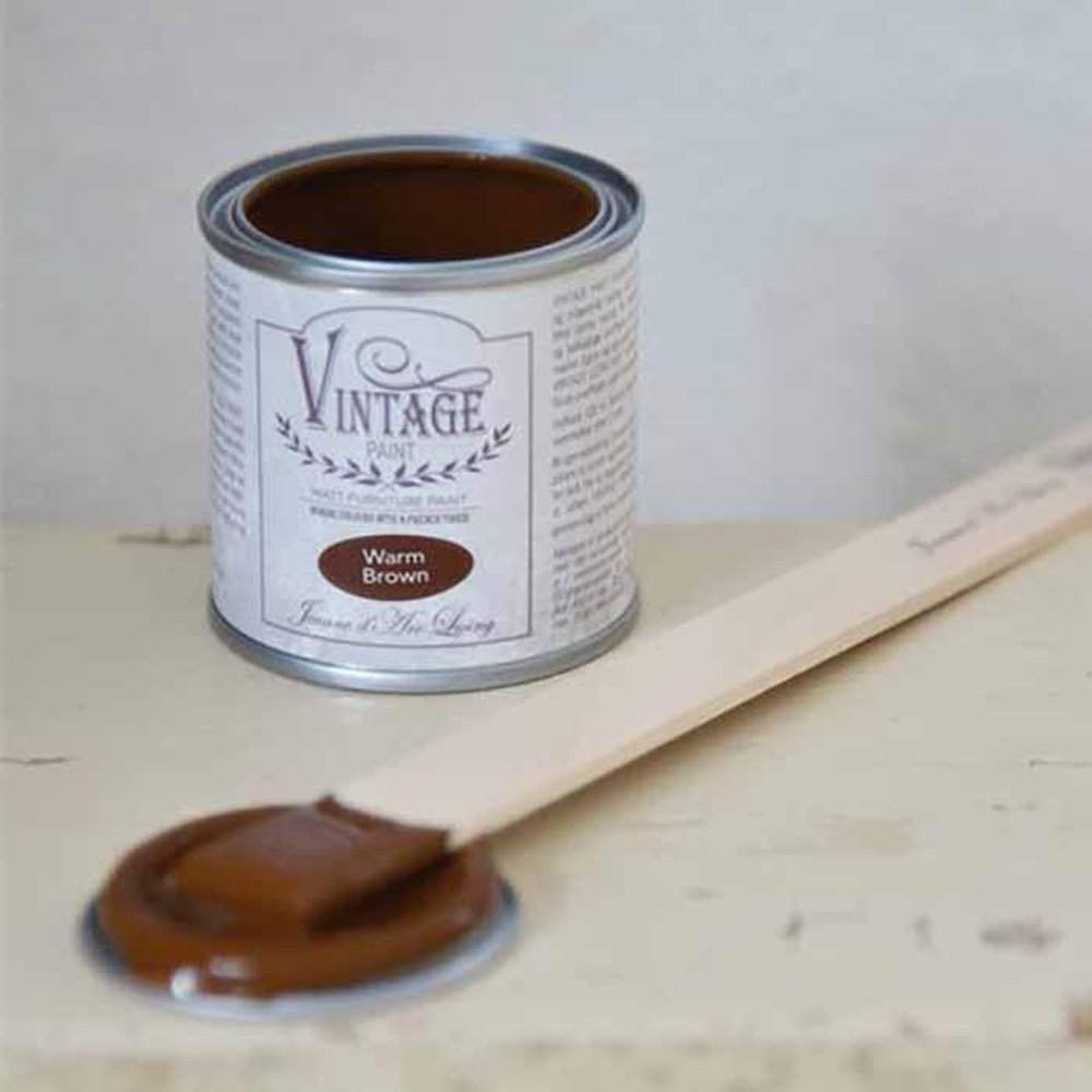 Jeanne d' Arc Living Krijtverf - Vintage Paint - Jeanne d'Arc Living - 'Warm Brown' - 700 ml