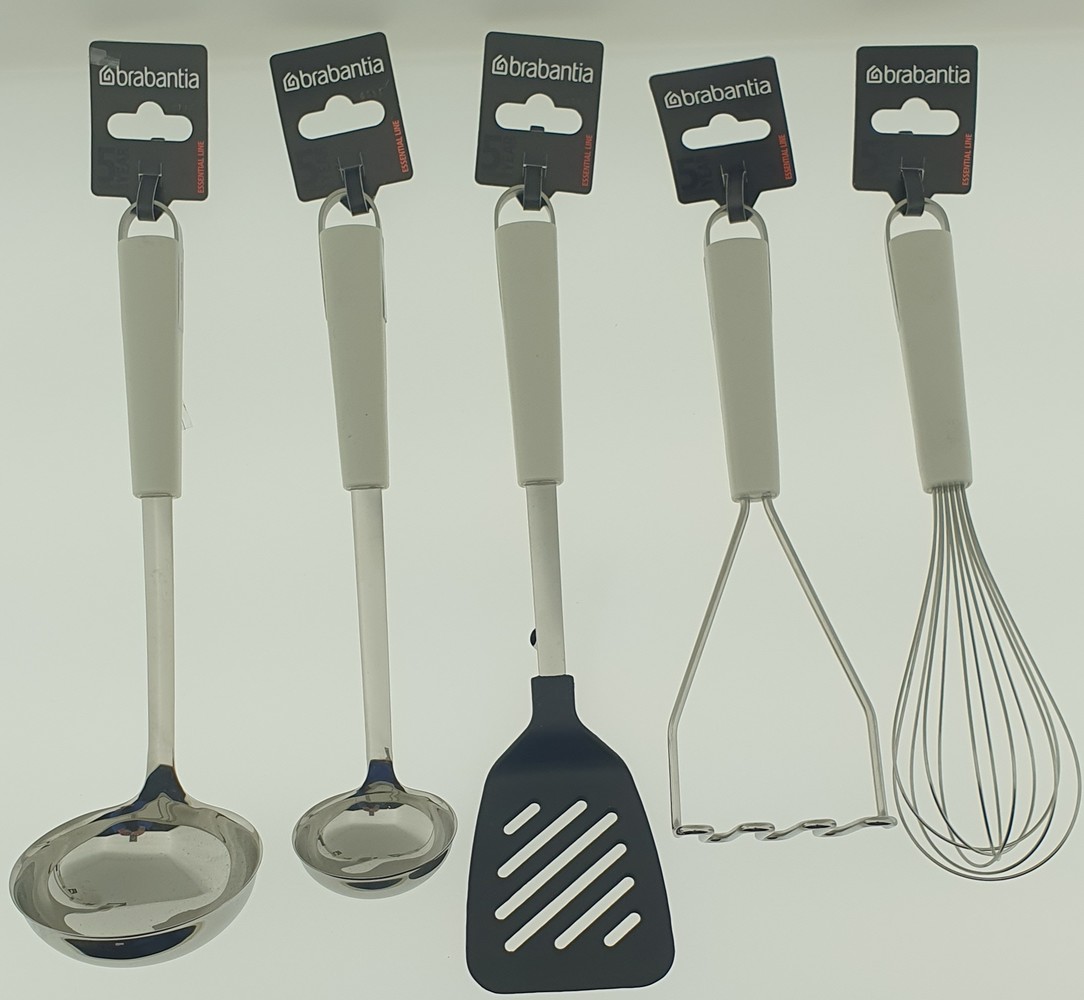 Brabantia Brabantia keuken set - Essential Line - wit - 8 delig Brabantia Brabantia keuken set - Essential Line - wit - 8 delig