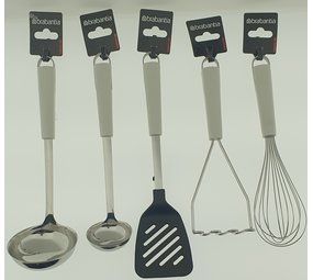 Brabantia Brabantia keuken set - Essential Line - wit - 5 delig Brabantia Brabantia keuken set - Essential Line - wit - 5 delig