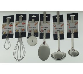 Brabantia Brabantia profile kookgerei set 6 delig matt steel RVS Brabantia Brabantia profile kookgerei set 6 delig matt steel RVS