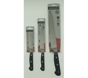 Satoshi Satoshi Stark 3 delige keukenmessen set Satoshi Satoshi Stark 3 delige keukenmessen set