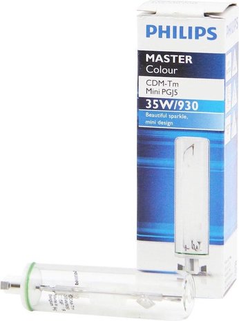 Philips Philips MASTERColour PGJ5 CDM-Tm Elite Mini 35W - 930 Warm Wit | Beste Kleurweergave Philips Philips MASTERColour PGJ5 CDM-Tm Elite Mini 35W - 930 Warm Wit | Beste Kleurweergave