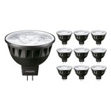 Philips Voordeelpak 10x Philips MASTER LEDspot ExpertColor LV GU5.3 7.5-43W/2700K, 485lm,