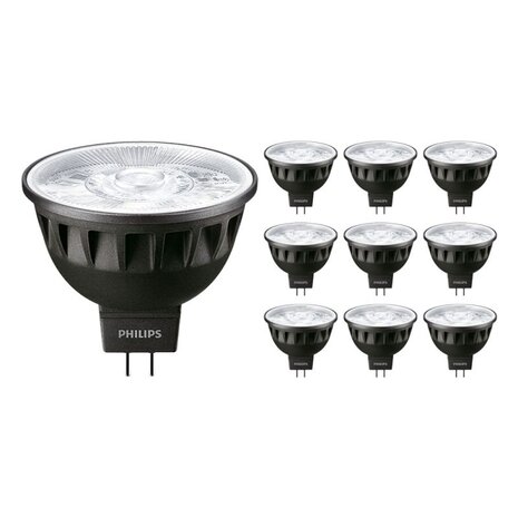 Philips 10 stuks Philips MASTER LEDspot ExpertColor LV GU5.3 7.5-43W/2700K, 485lm, Philips 10 stuks Philips MASTER LEDspot ExpertColor LV GU5.3 7.5-43W/2700K, 485lm,