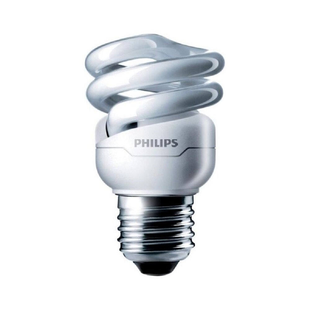 Philips Philips Tornado E27 T2 8W - 827  Warm Wit - voordeelpak van 6 stuks Philips Philips Tornado E27 T2 8W - 827  Warm Wit - voordeelpak van 6 stuks