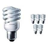 Philips Philips Tornado E27 T2 8W - 827  Warm Wit - voordeelpak van 6 stuks
