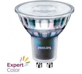Philips Philips MASTER LEDspot ExpertColor GU10 PAR16 3.9W 280lm 25D - 930 Warm Wit | Beste Kleurweergave - Dimbaar - Vervangt 35W Philips Philips MASTER LEDspot ExpertColor GU10 PAR16 3.9W 280lm 25D - 930 Warm Wit | Beste Kleurweergave - Dimbaar - Vervangt 35W