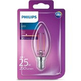 Philips Philips LED kaarslamp filament E14 2W helder warm wit Philips Philips LED kaarslamp filament E14 2W helder warm wit