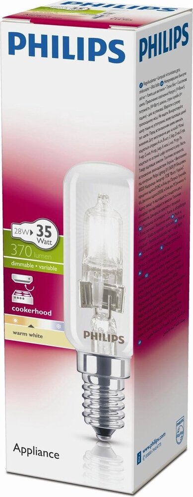 Philips Philips Halogen CH 28W E14 230V T25L 1CT/20 SRP Philips Philips Halogen CH 28W E14 230V T25L 1CT/20 SRP