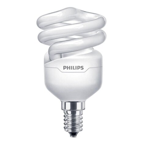 Philips PHILIPS CFL-i Spiraal - Spaarlamp - E14 - 12W Philips PHILIPS CFL-i Spiraal - Spaarlamp - E14 - 12W